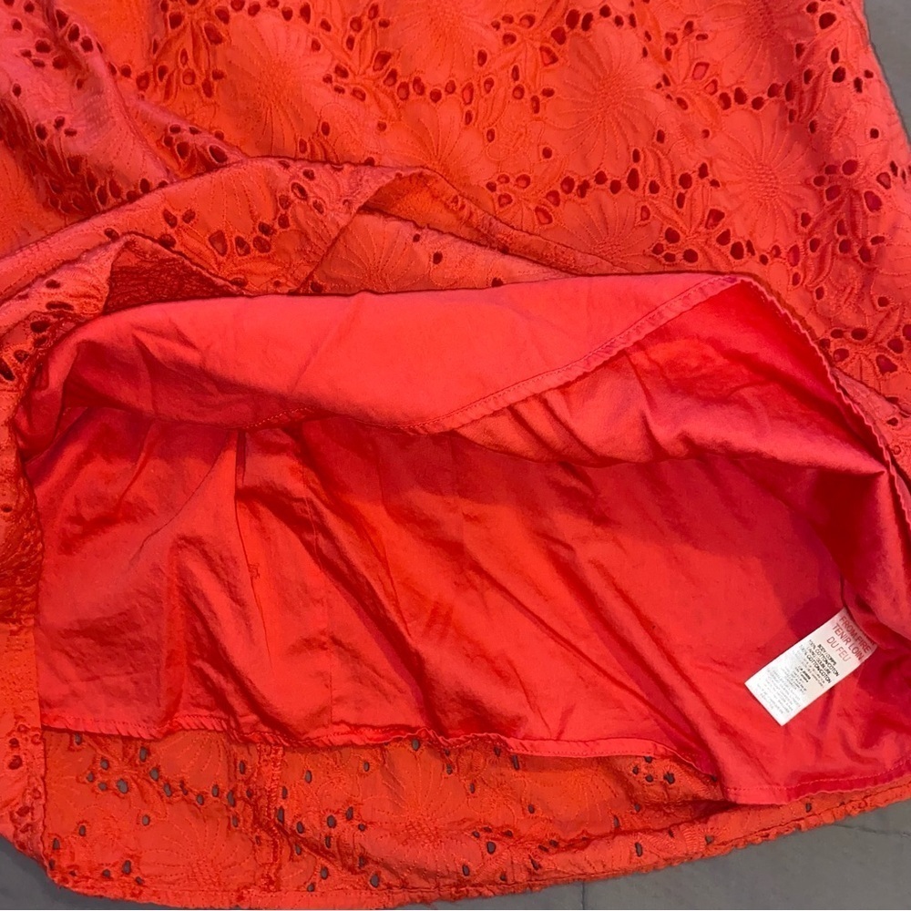 Women’s Hatley Kaia Eyelet Dress Medium Rouge Red - Picture 8 of 11